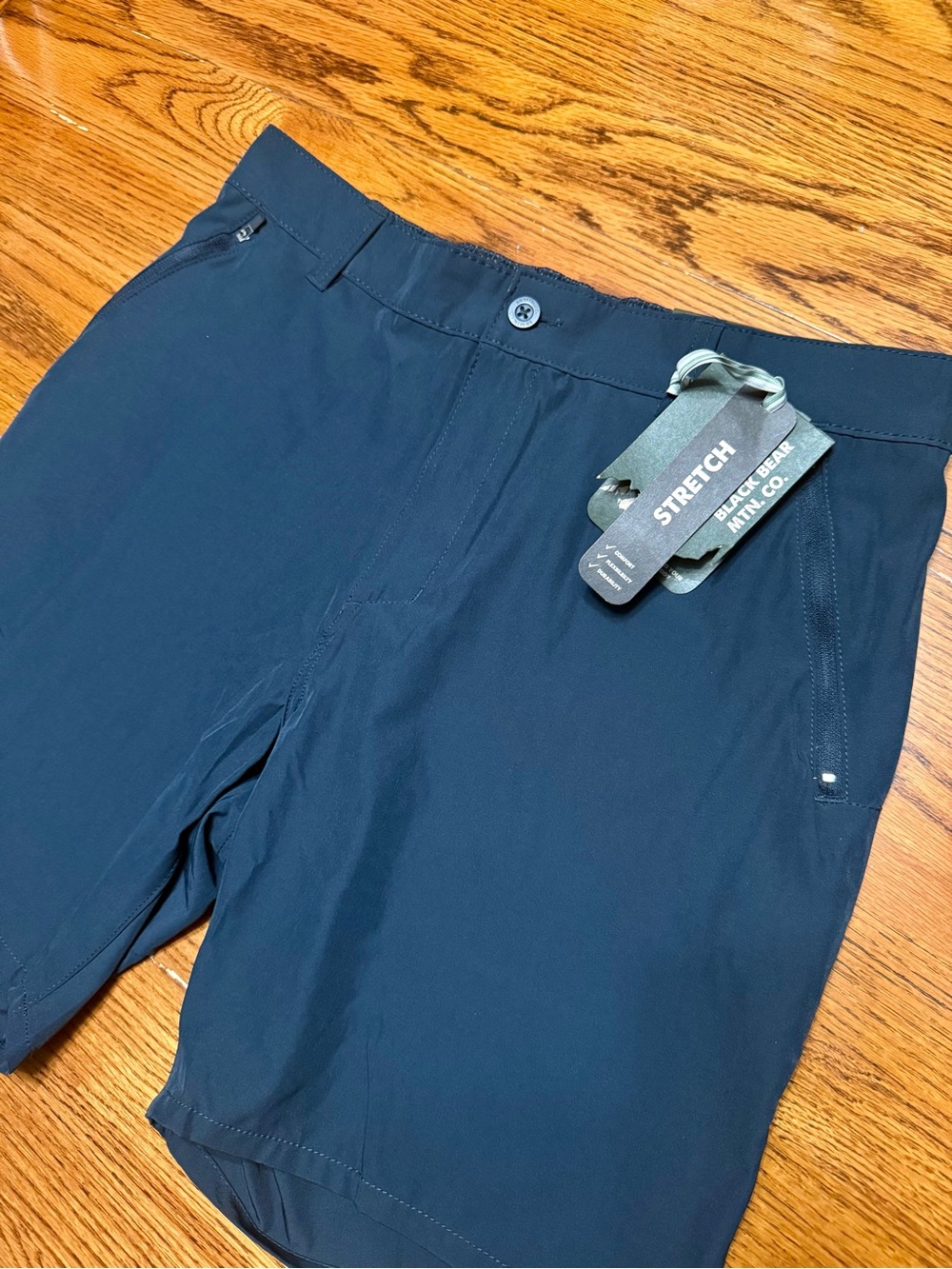 Black Bear Mtn Co Men's Stretch Performance Shorts in Navy Blue Men’s XL